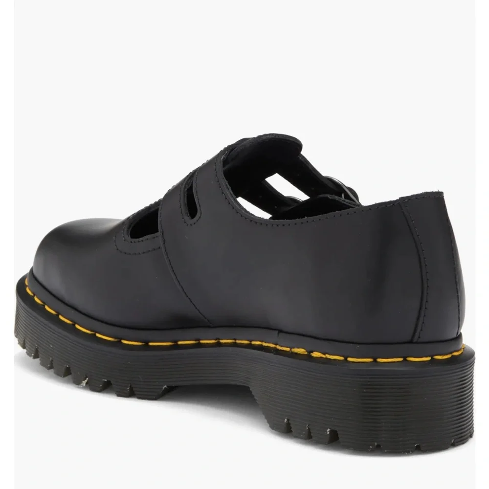 Dr. Martens 8065 II Mary Jane Black Leather Shoes 9 NWT - Picture 10 of 12